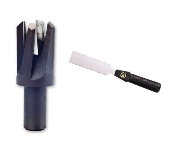 Veritas 10mm Tapered Snug Plug Cutter & Flush Cutting Saw Package